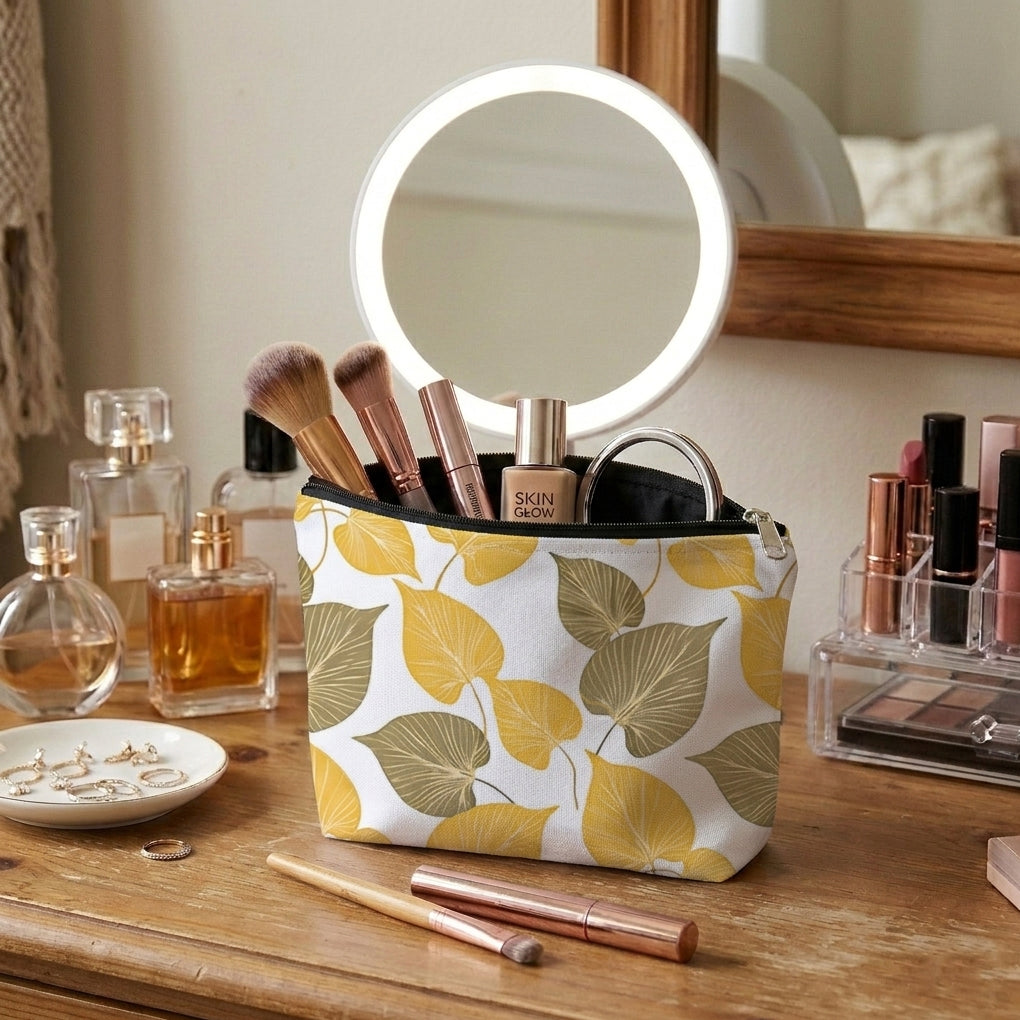 Printed - Autumn Cosmetic Pouch Trendy Home