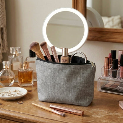 Fine Jute - Ash Cosmetic Pouch Trendy Home