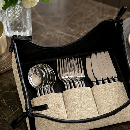 Fine Jute - Wheat Cutlery Tray