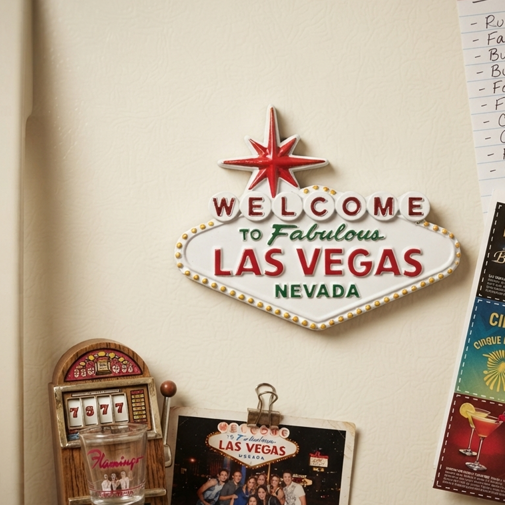 Las Vegas Welcome Sign Fridge Magnet trendy home