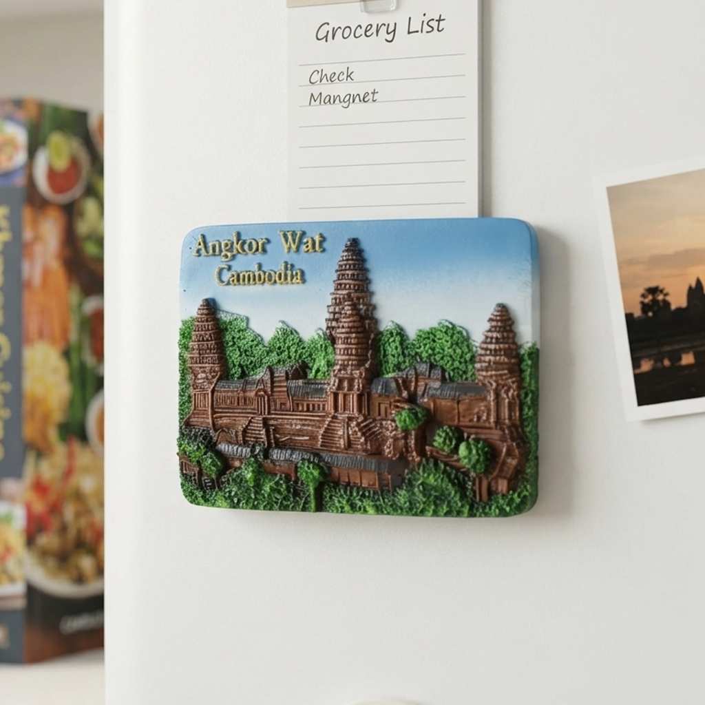 Angkor Wat Cambodia Fridge Magnet trendy home