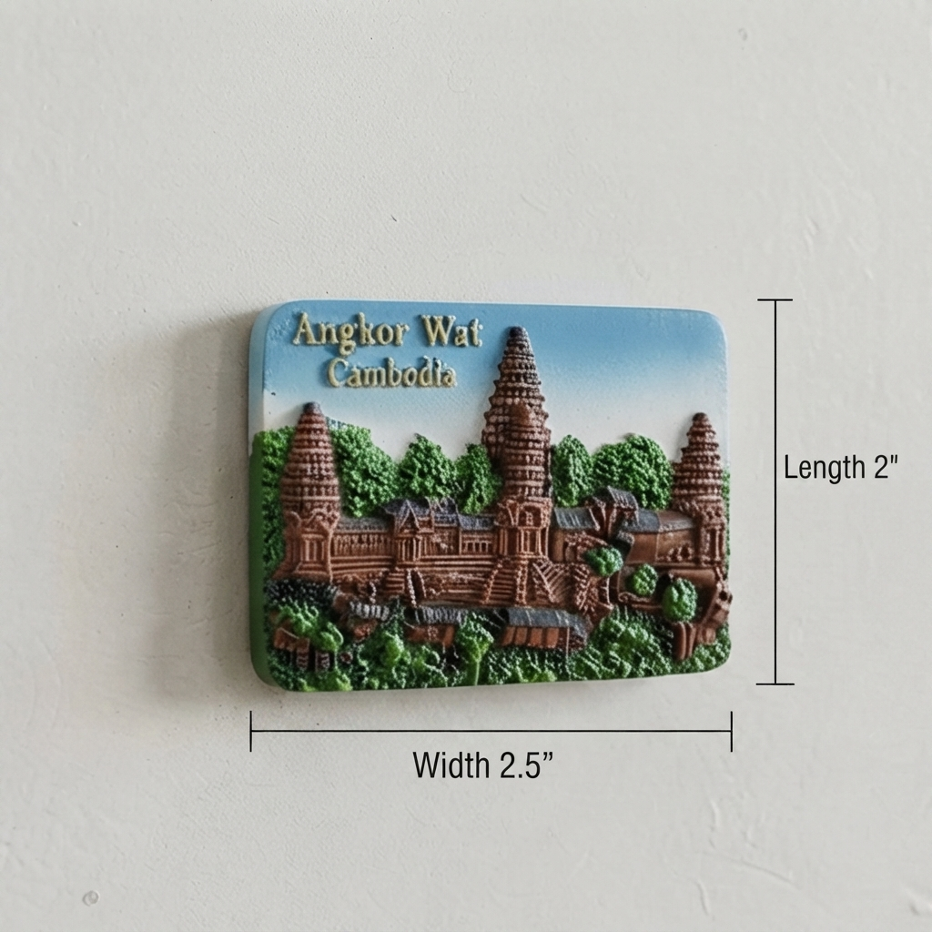 Angkor Wat Cambodia Fridge Magnet trendy home