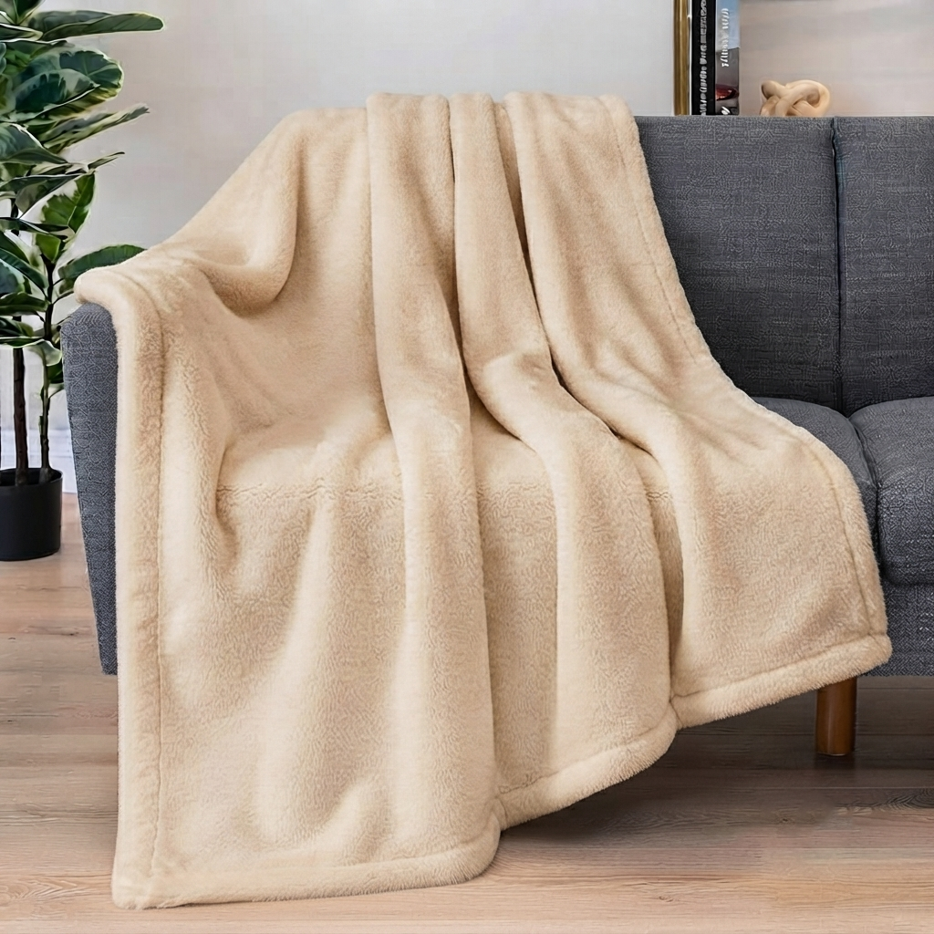 Cat Fur - Butter Sofa Throws