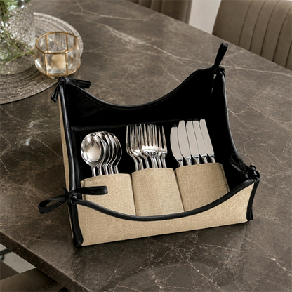 Fine Jute - Wheat Cutlery Tray