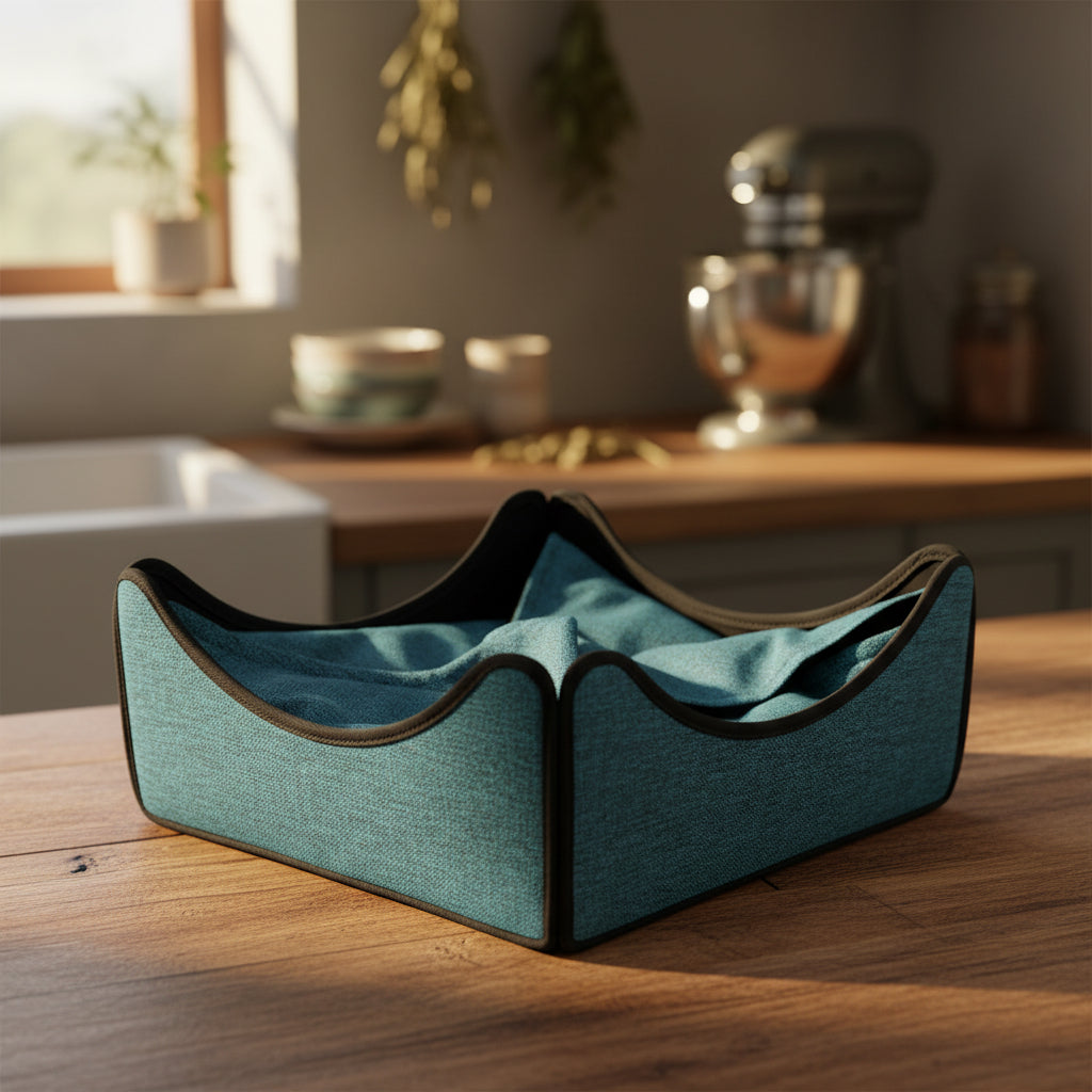 Fine Jute - Dark Turquoise Breadbasket Trendy Home