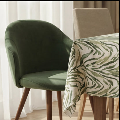 Printed - Sage Serengeti Tablecloth Trendy Home
