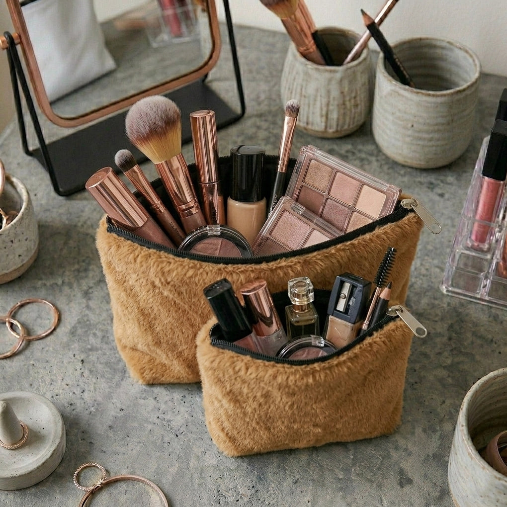 Cat Fur - Cinnamon Cosmetic Pouch Trendy Home
