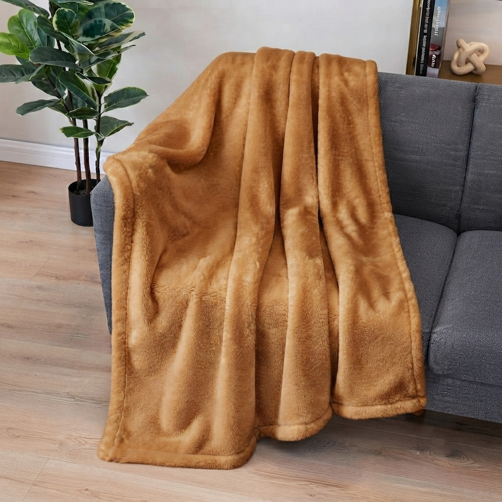 Cat Fur - Cinnamon Sofa Throws