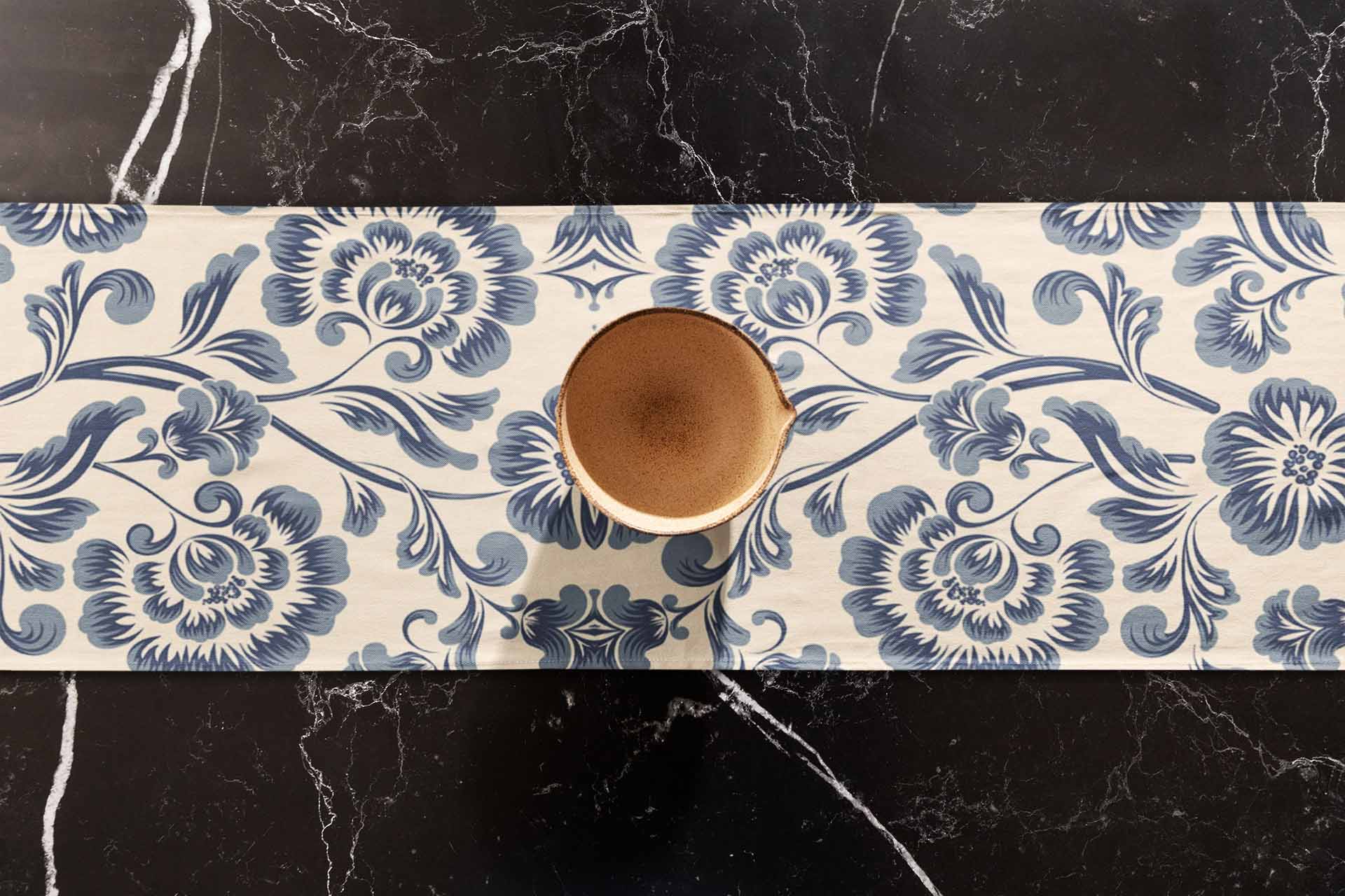 Printed - Blue Victoria Table Runner Trendy Home 11.11 Sale