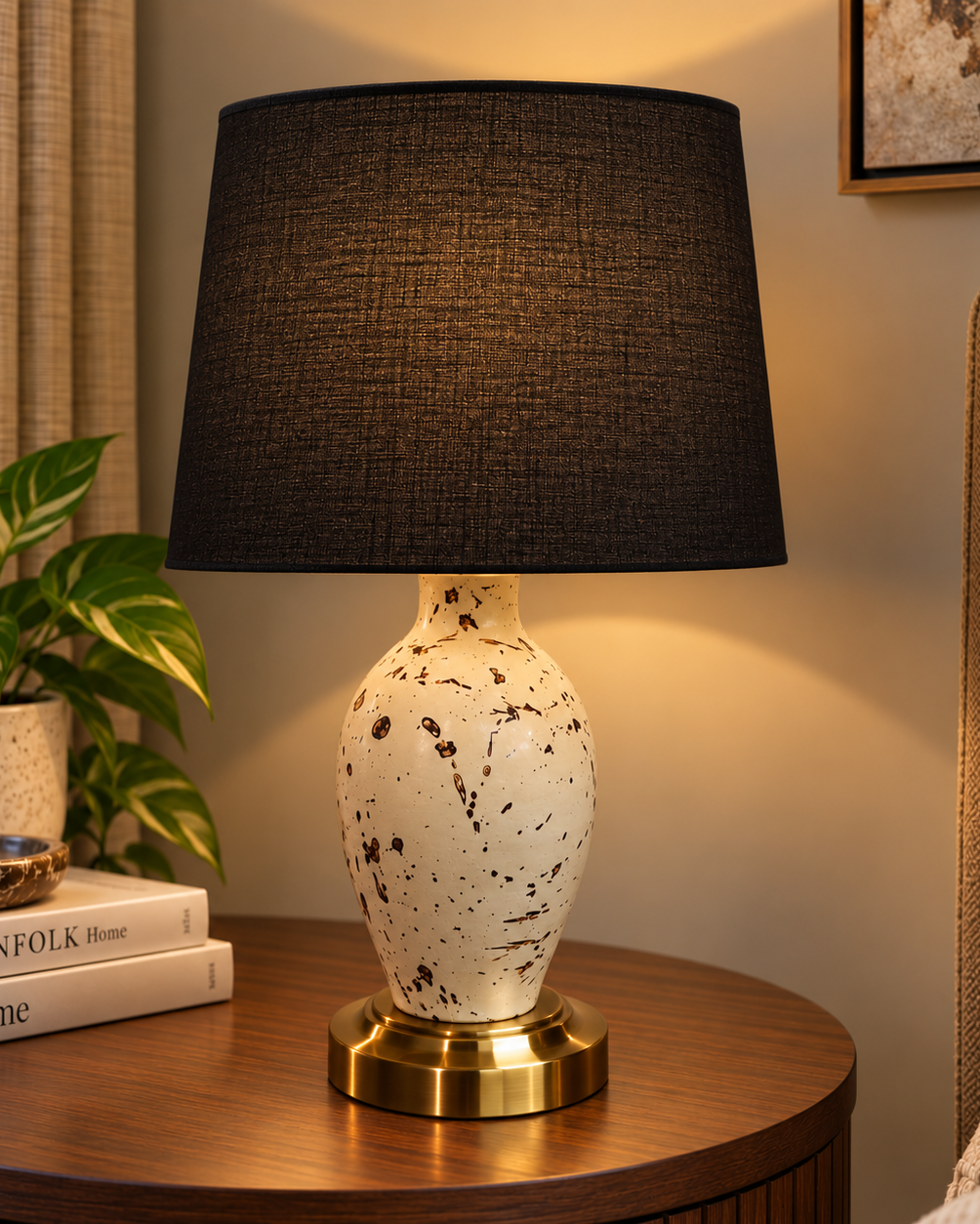 Ivory Arc Table Lamp