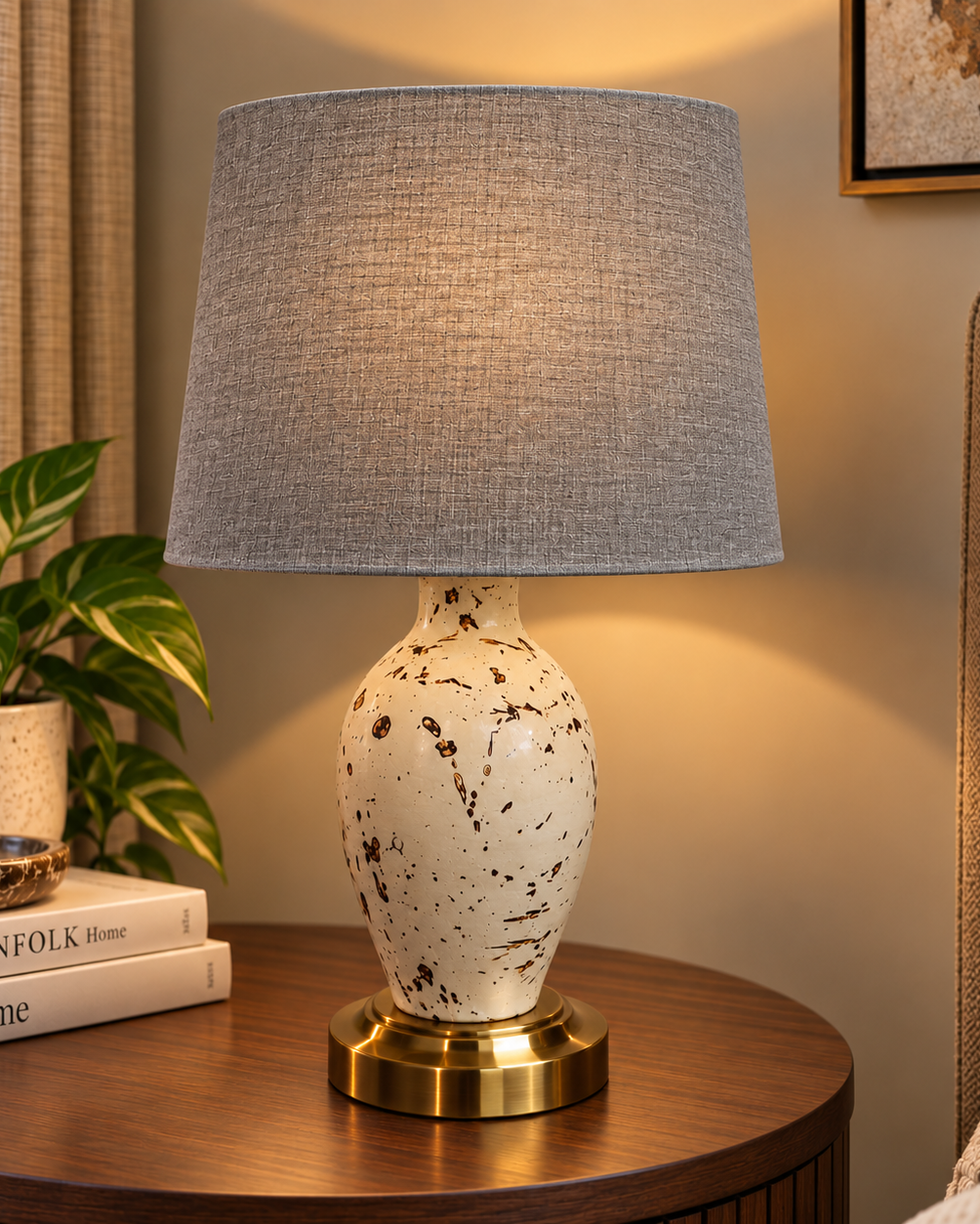 Ivory Arc Table Lamp