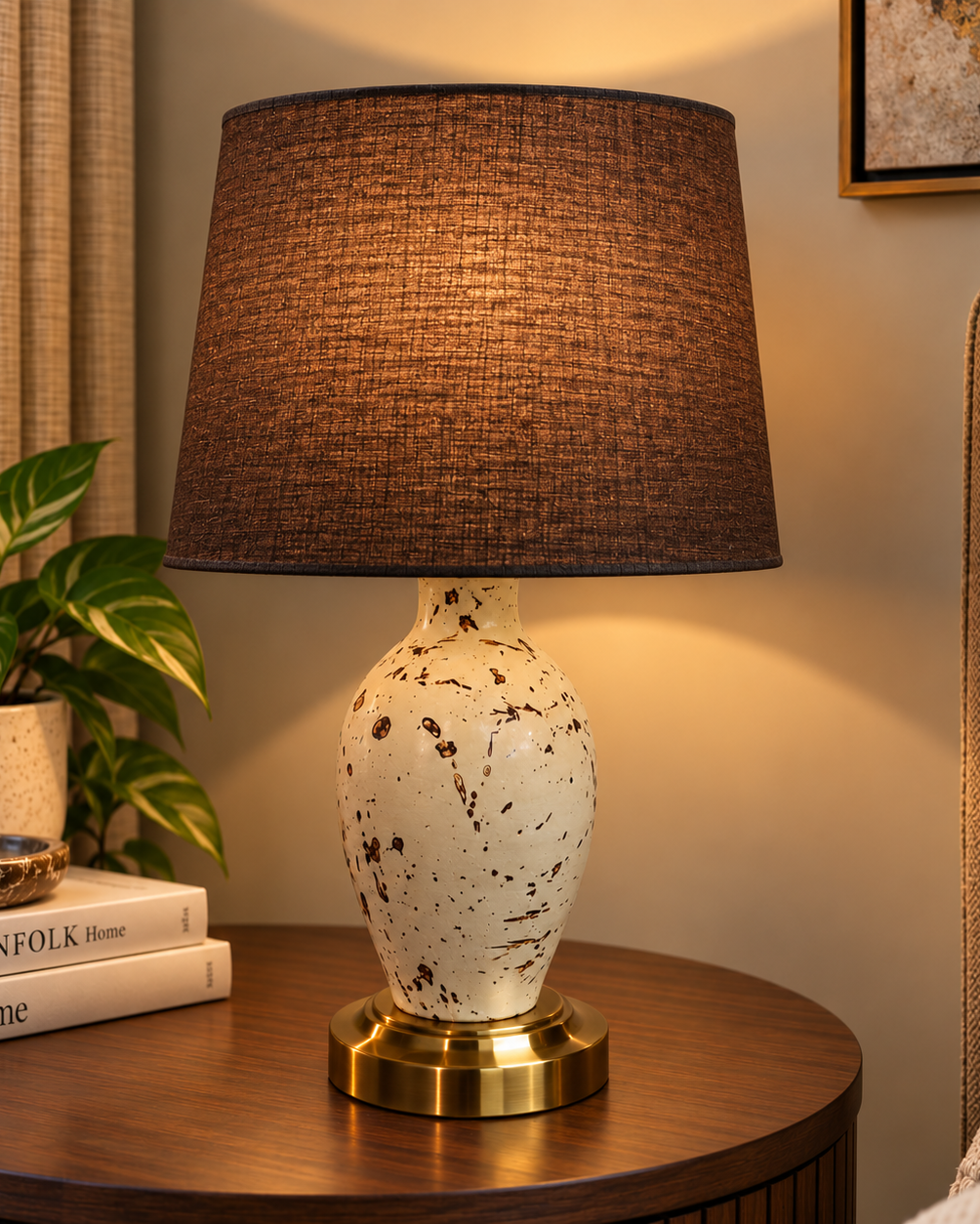 Ivory Arc Table Lamp