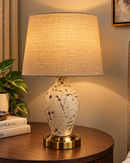 Ivory Arc Table Lamp