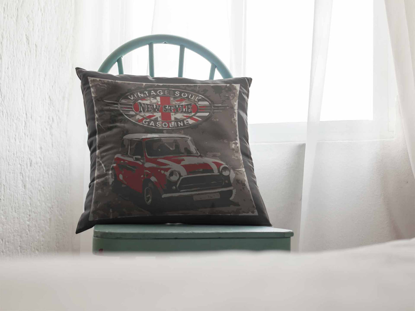 Gasoline Buff Cushion Cover Trendy Home