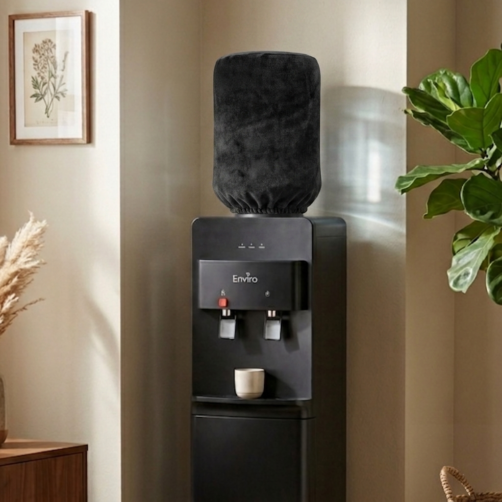 Malai Velvet - Black Bottle Dispenser Cover Trendy Home
