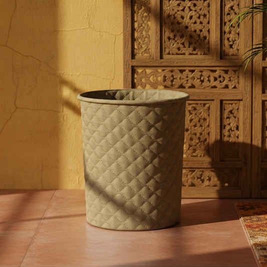 Terciopelo Turco - Cubo de Basura Azul Oscuro