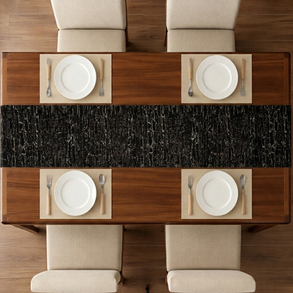 Shanghai - Siyah Table Runner Trendy Home