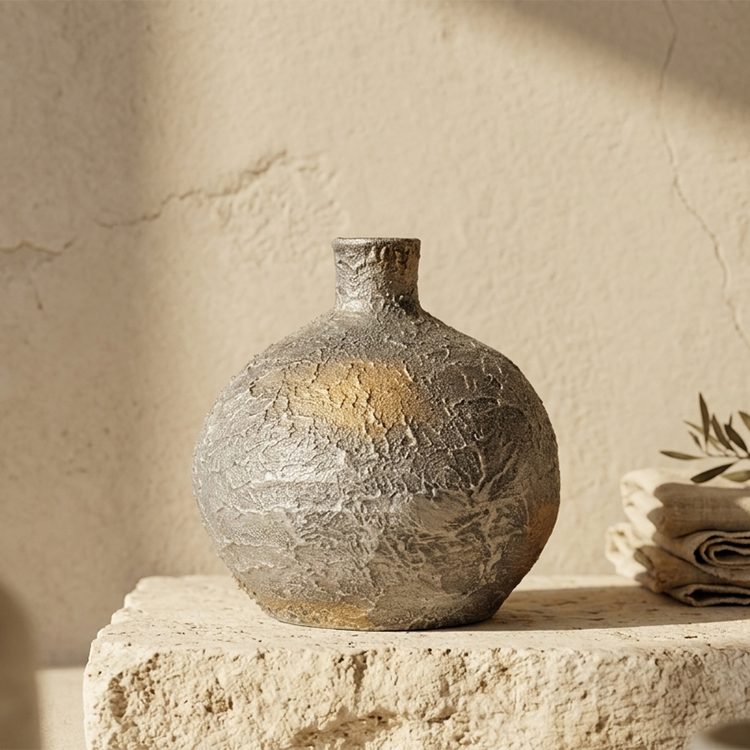 Moon Jar - Graphite Studio Vase Trendy Home