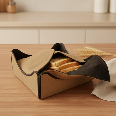 Leather - Peanut Brown Breadbasket Trendy Home