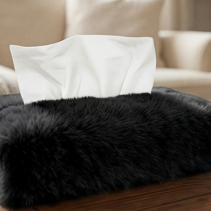 Cat Fur - Obsidian Tissue Box Trendy Home