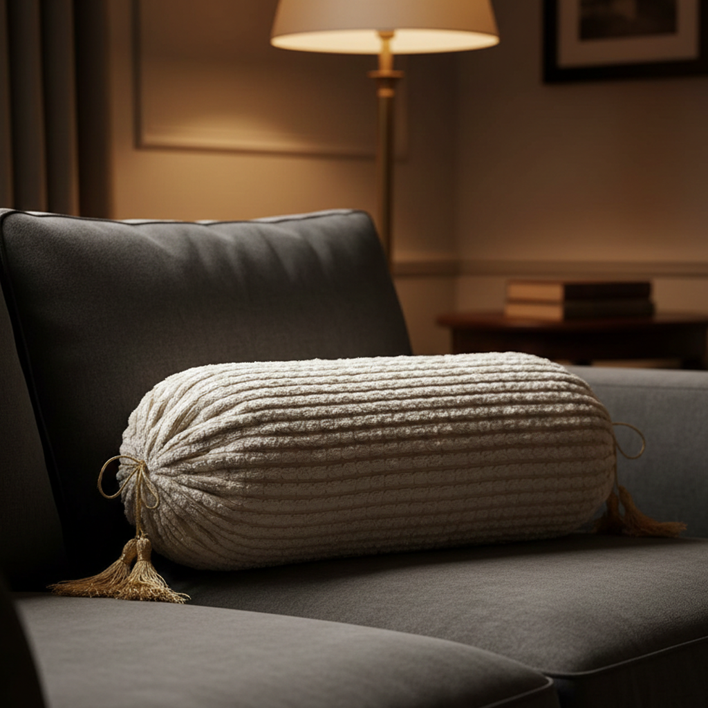 Corduroy Fur - Condense Round Pillow (pair) Trendy Home