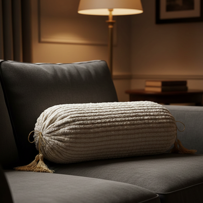 Corduroy Fur - Condense Round Pillow Cover (pair) Trendy Home