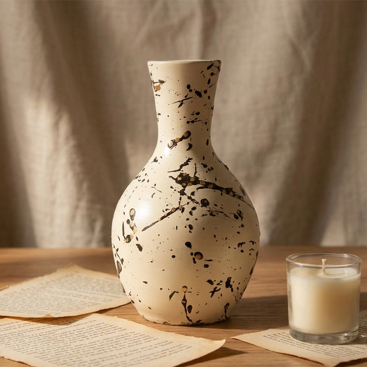 Manor Flask - Ivory Studio Vase Trendy Home