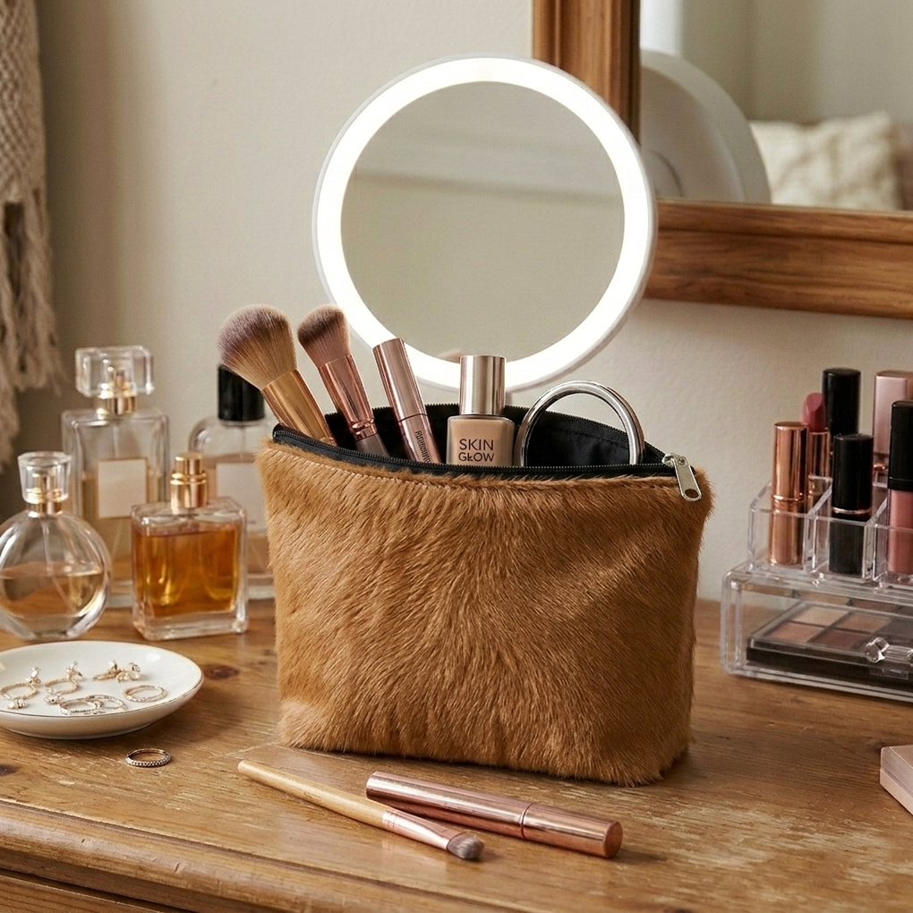 Cat Fur - Cinnamon Cosmetic Pouch Trendy Home