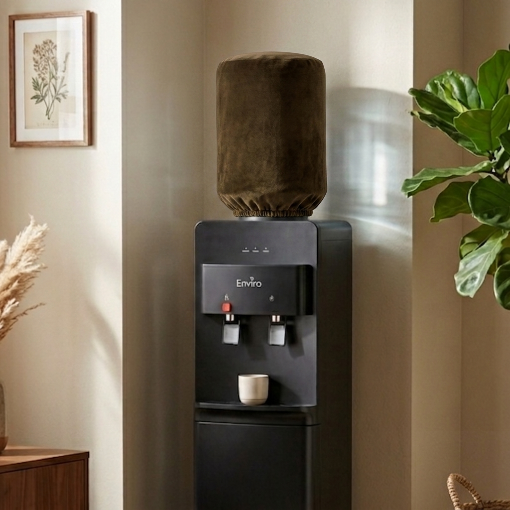 Malai Velvet - Olive Brown Bottle Dispenser Cover Trendy Home