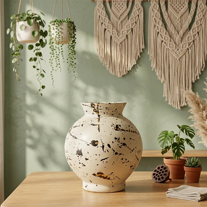 Belly Jar - Ivory Studio Vase Trendy Home