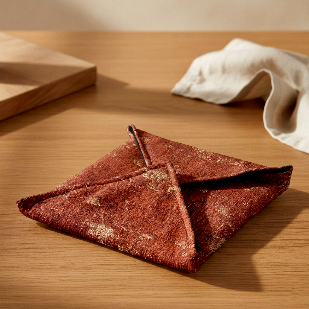Shanghai Velvet - Rust Roti Kapra Trendy Home