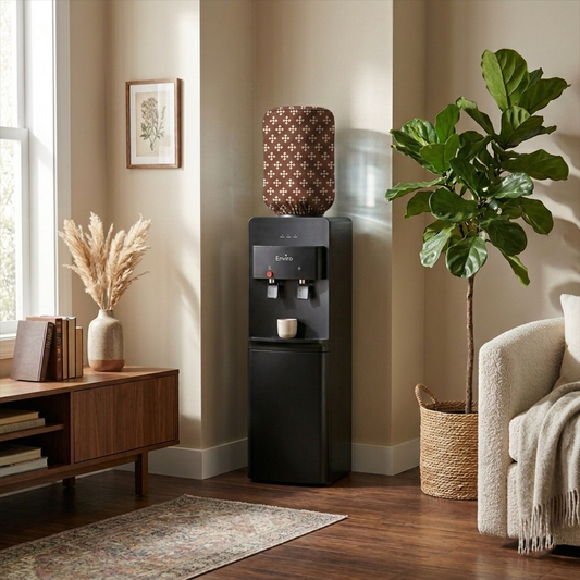 Printed - Espresso Foulard Bottle Dispenser Cover