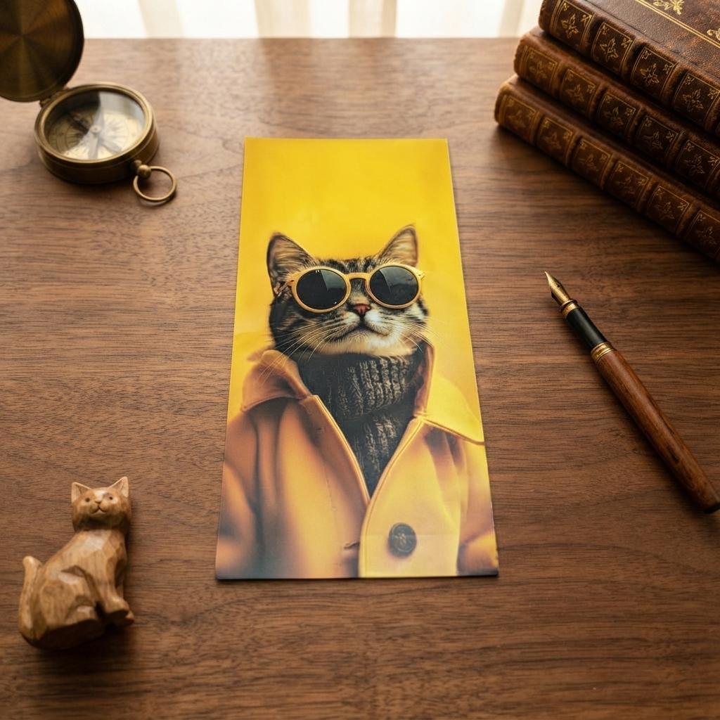 Sobre de gato esmoquin