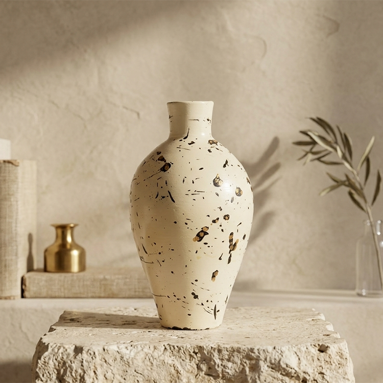 Estate Urn - Ivory Studio Vase Trendy Home