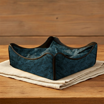 Turkish Velvet - Deep Blue Breadbasket Trendy Home