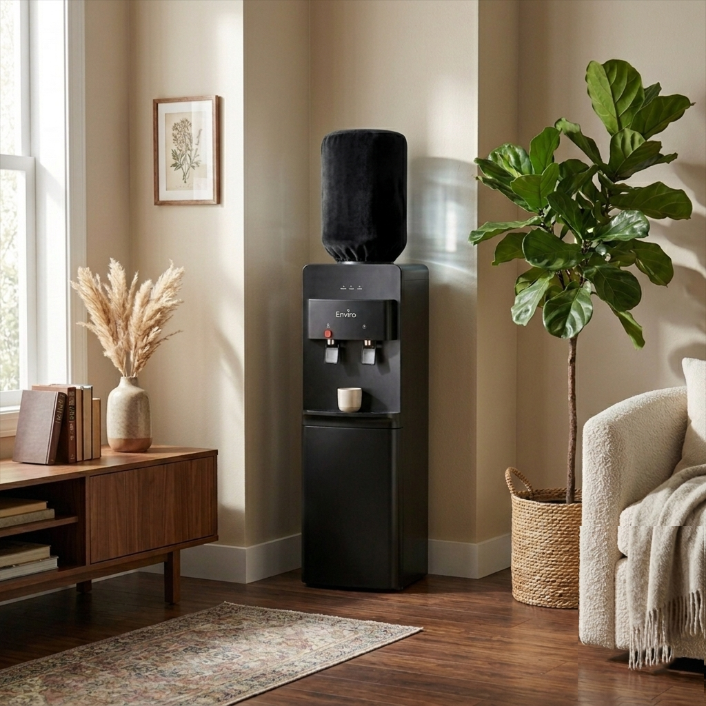 Malai Velvet - Black Bottle Dispenser Cover Trendy Home
