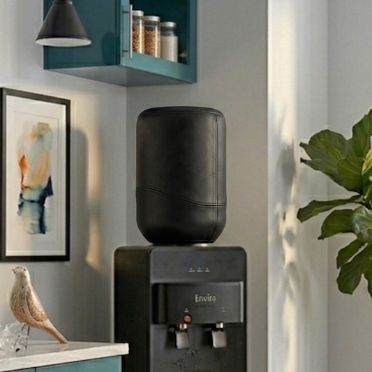 Leather - Black Bottle Dispenser Cover