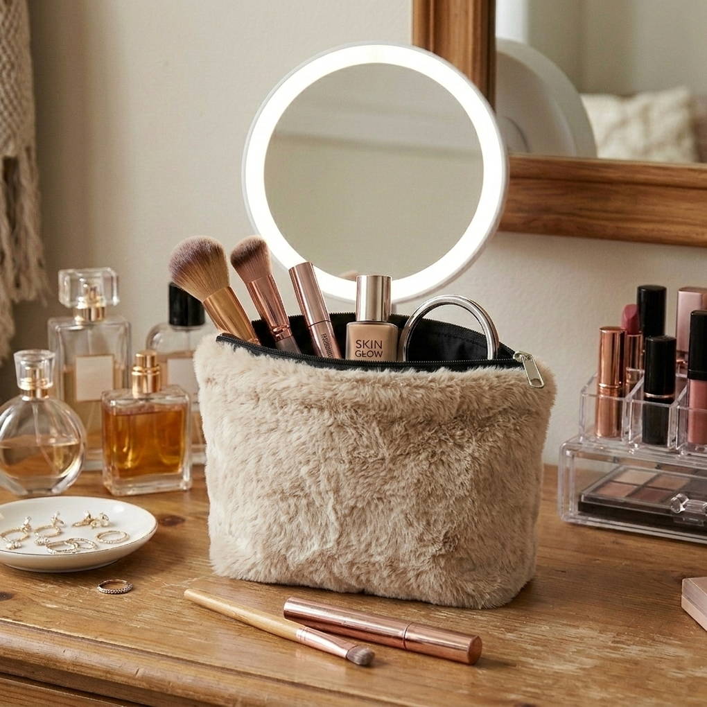 Cat Fur - Butter Cosmetic Pouch Trendy Home