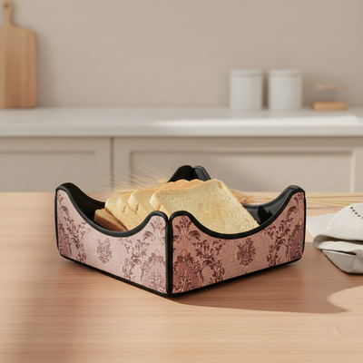 Embossed Leather - Blush Umber Breadbasket Trendy Home