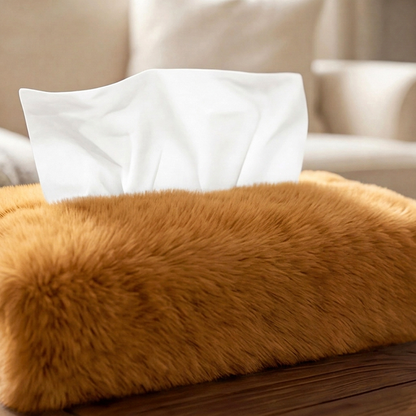 Cat Fur - Cinnamon Tissue Box Trendy Home