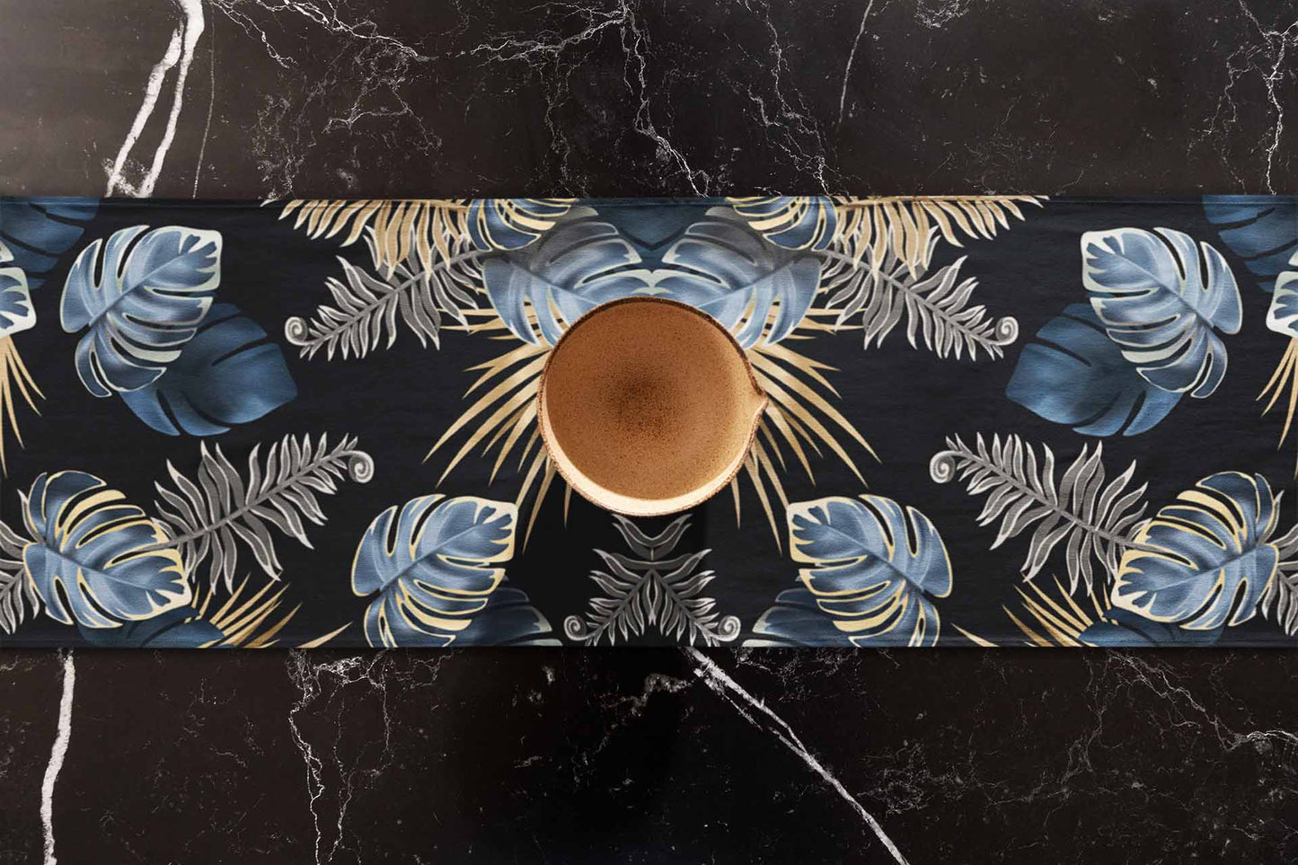 Printed - Moon Leaves Table Runner Trendy Home