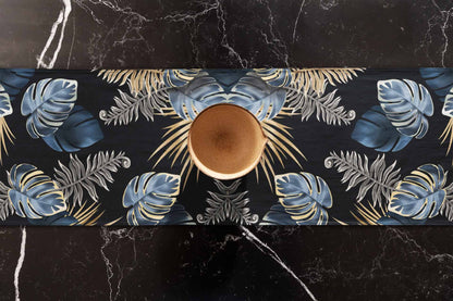 Printed - Moon Leaves Table Runner Trendy Home