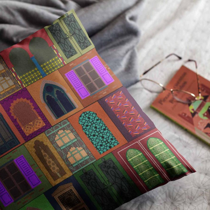 Printed - Mughal Glory Cushion Cover Trendy Home