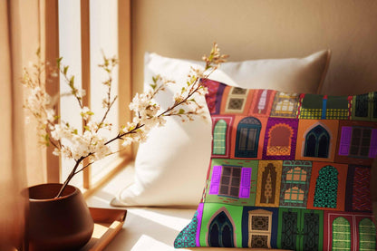 Printed - Mughal Glory Cushion Cover Trendy Home