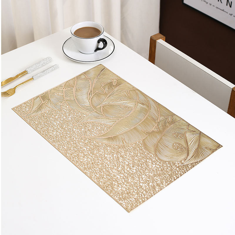 Pvc - Gold Scenery Table Mat Trendy Home