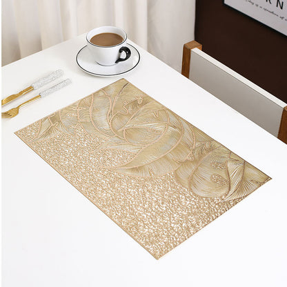 Pvc - Gold Scenery Table Mat Trendy Home