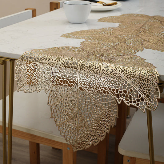 Pvc - Maple Leaf Table Runner Trendy Home