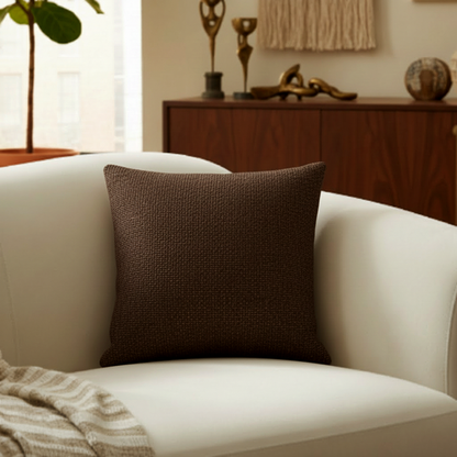 Fine Jute - Espresso Cushion Cover Trendy Home