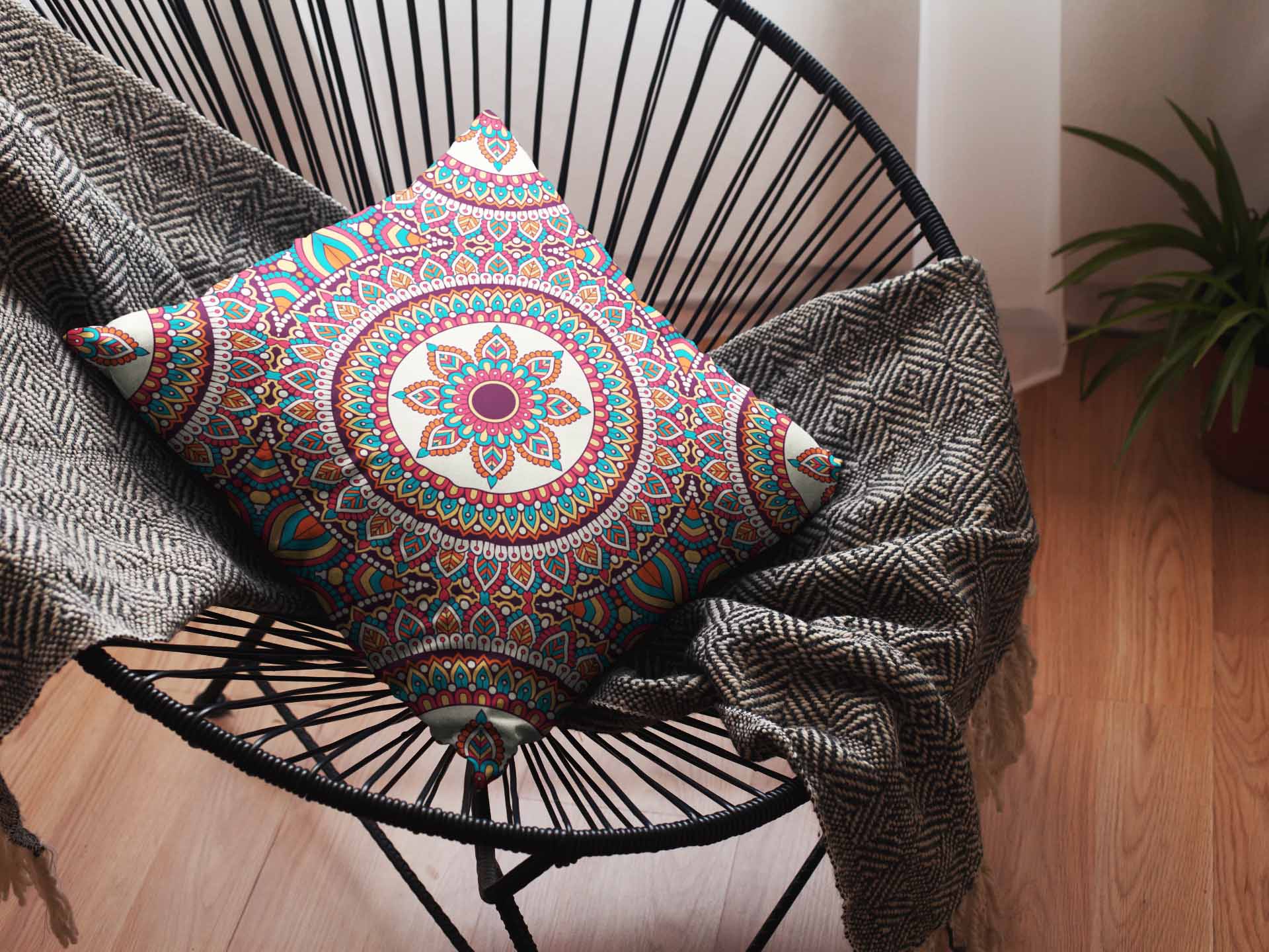 Printed - Koselig Cushion Cover Trendy Home