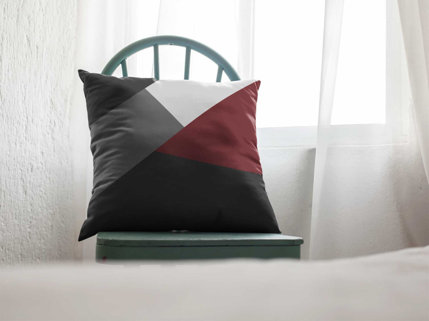 Printed - Victoria's Red Cushion Cover Trendy Home